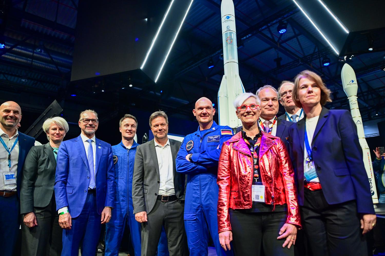 Astronauts at ILA Berlin Space Pavilion