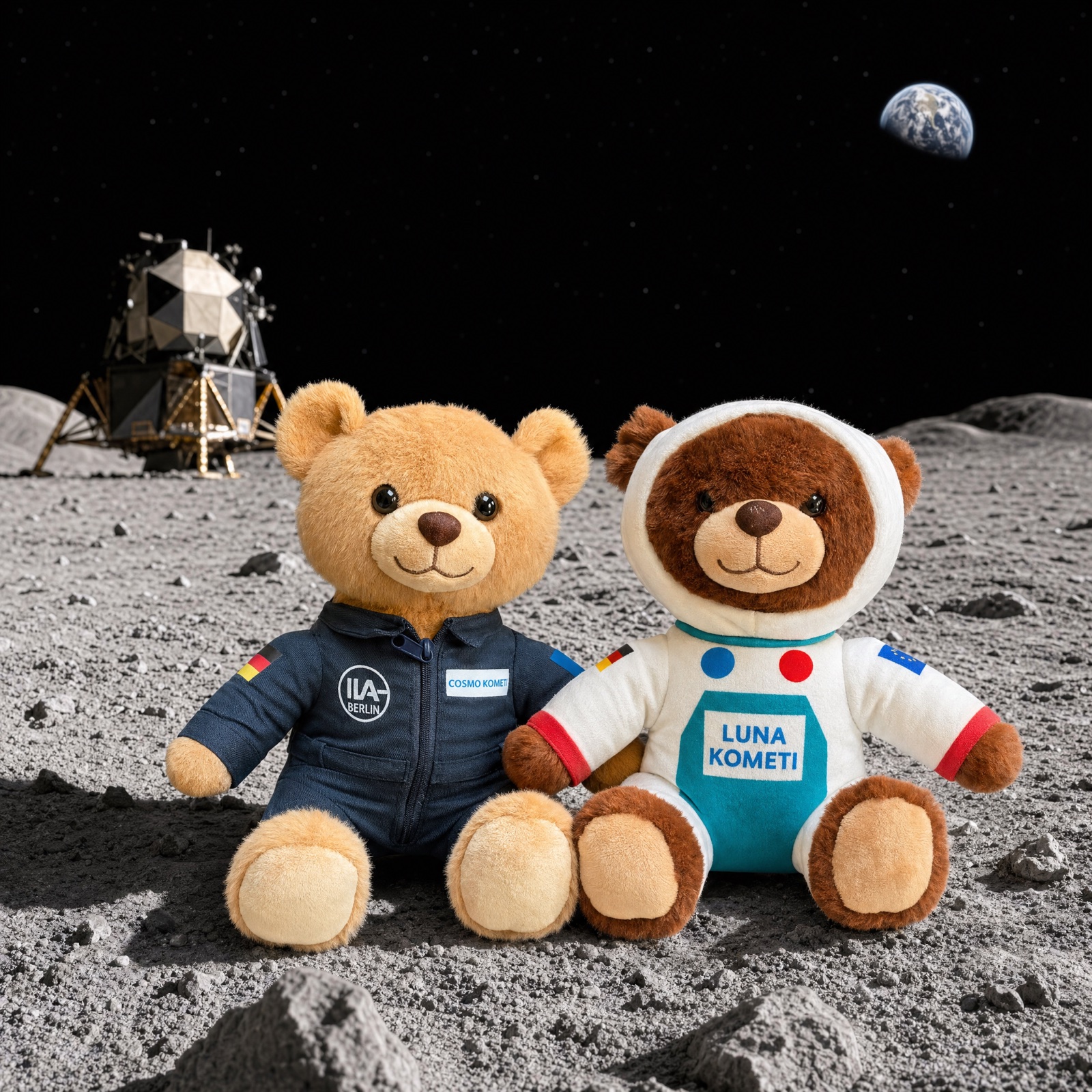 Cosmo & Luna Kometi · ILA Astronaut Teddy Bears