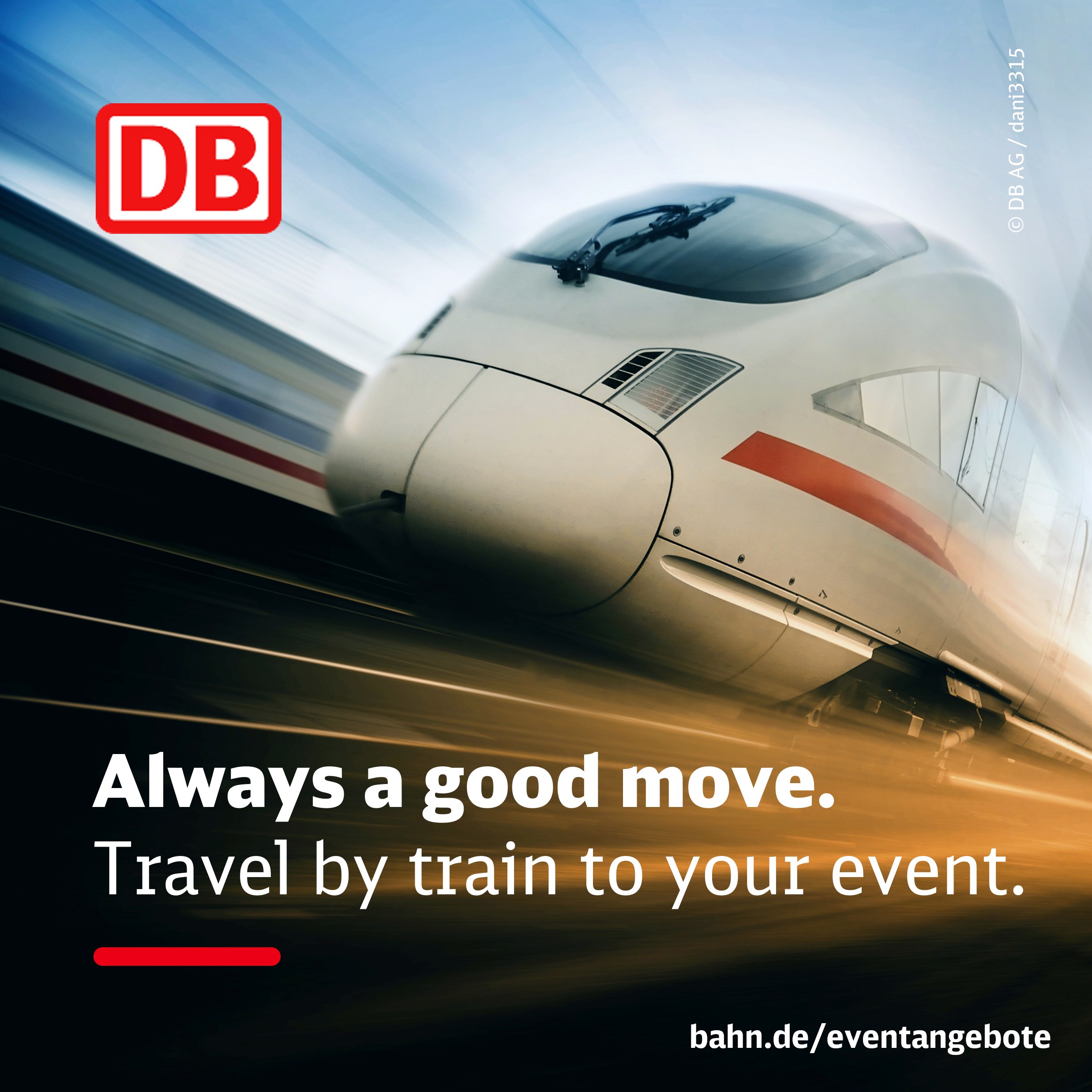 Deutsche Bahn Event Offers – Always a good move, travel by train to your event